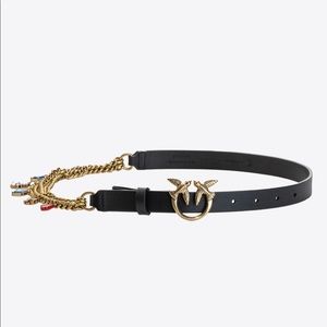 PINKO BELT with CHARMS. Size M
